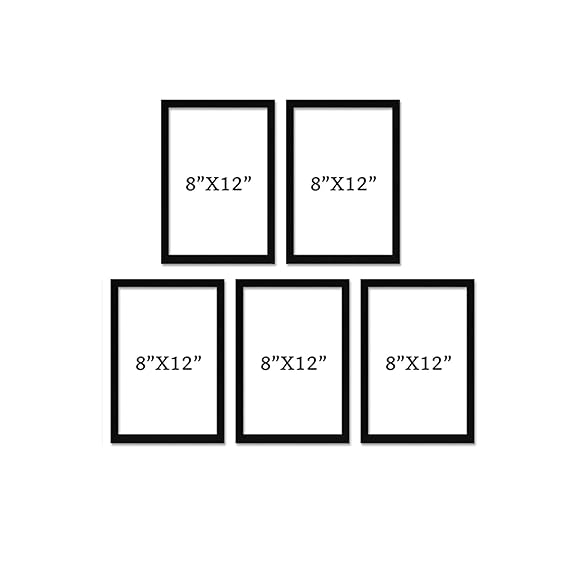 Solimo A4 Size Photo Frame Set of 5