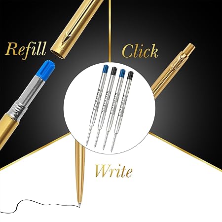 Parker Classic Gold Trim Ball Pen | Blue Ink